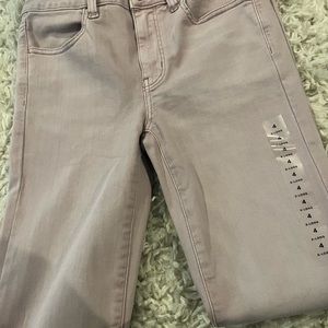 American Eagle 4Reg brand new tags on never worn white/light blue